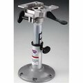 Attwood 2385405 2.37 in. Lakesport Bell Pedestal with Seat Mount 12.5 in. - 15.5 in. Adjustable 3004.1264